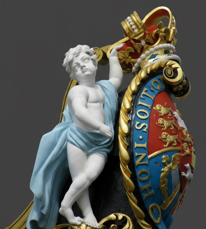 HMS VICTORY FIGUREHEAD HMS VICTORY 1805 FIGUREHEAD - Imagen 1