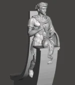 LE FLEURON (1729) Figurehead decoration galleon shipwar - Imagen 2