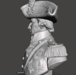 3D printed bust Vice-Admiral HMS Victory The Viscount Nelson - Imagen 4