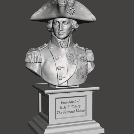 bust Vice-Admiral The Viscount Nelson 3d printer files