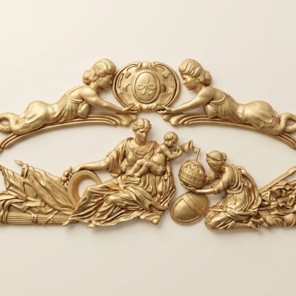 L'ARTESIEN 64-GUN SHIP 1764 decoration- French ship scale 1/48
