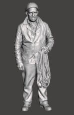 tugboat crew scale 1/48 3d printer files - Imagen 8