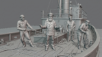 tugboat crew scale 1/48 3d printer files