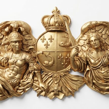 Dauphin Royal SET DECORATION WAR SHIP 3D PRINTER FILES